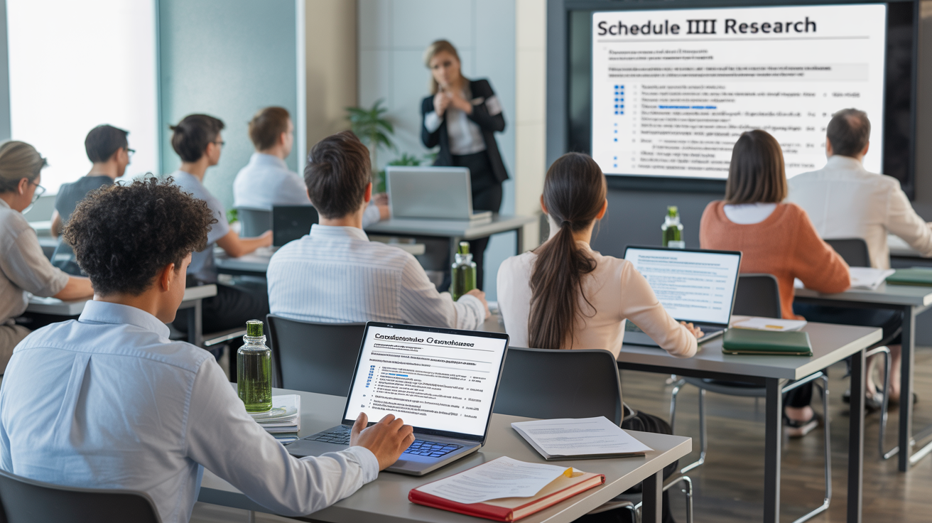 Cannabis Schedule III Compliance Workshop